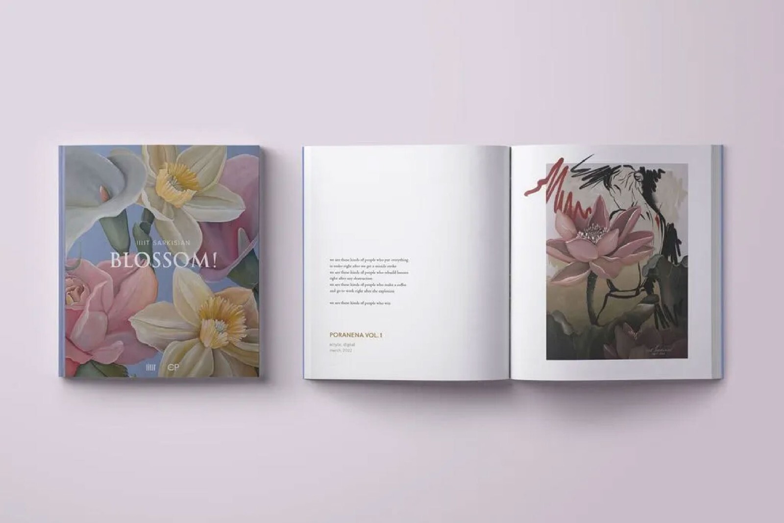 Colorful Art Book. BLOSSOM! or “FLOWERS!”