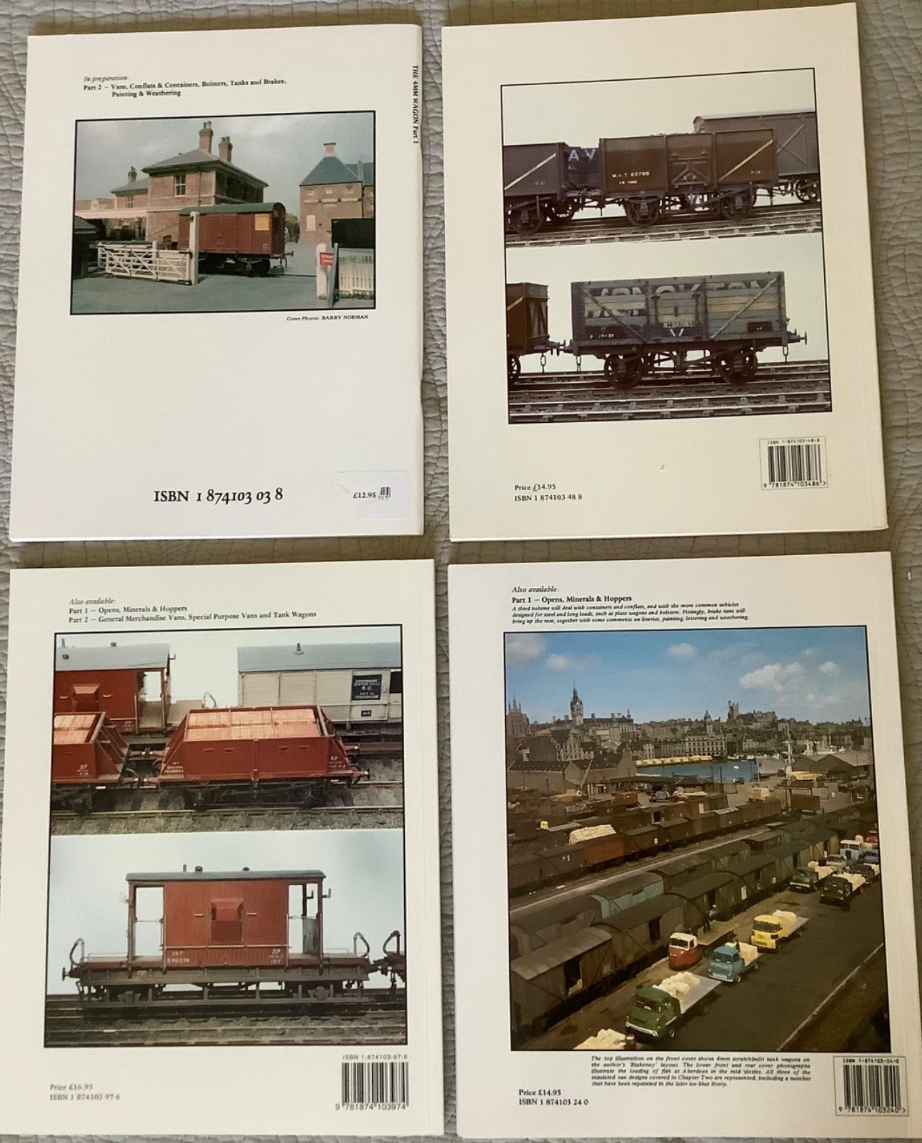 The 4 mm Wagon, Geoff Kent, John Hayes, 4 Volumes, Model Railroading Books