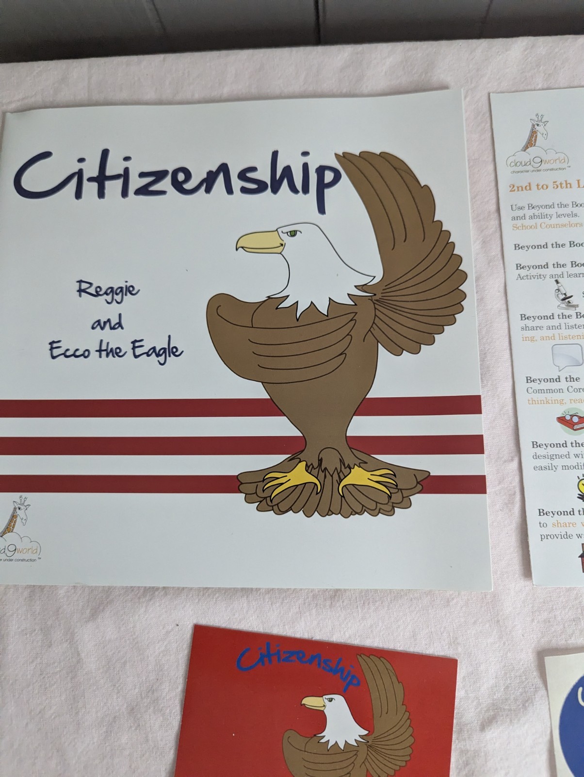 Home School Teachers Cloud 9 world character book CITIZENSHIP 2nd -5th grade kit