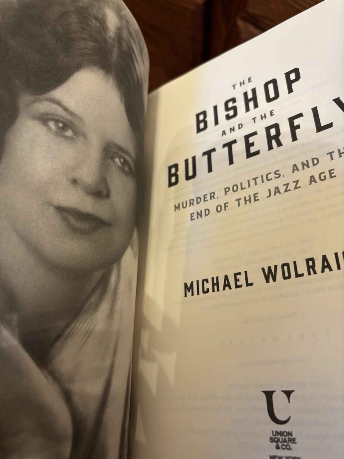 The Bishop & the Butterfly. Wolraich. 1st HC Ptg. Union Sq. 2023. Fine Unread