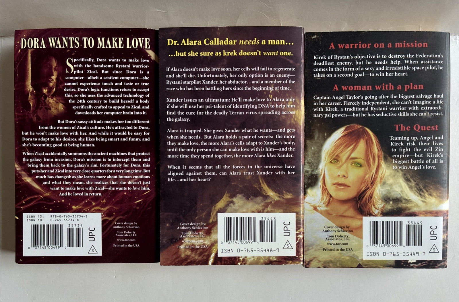 Susan Kearney 3 pb: The Dare, The Ultimatum, The Quest – Rystani Warriors ser.