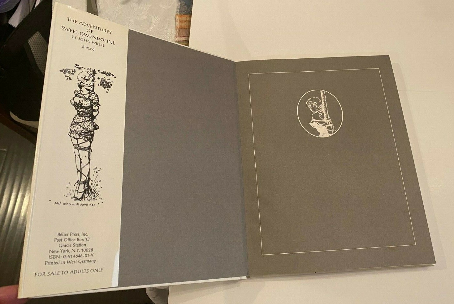 ADVENTURES OF SWEET GWENDOLINE, FIRST EDITION By John Willie – FIRST PRINTING