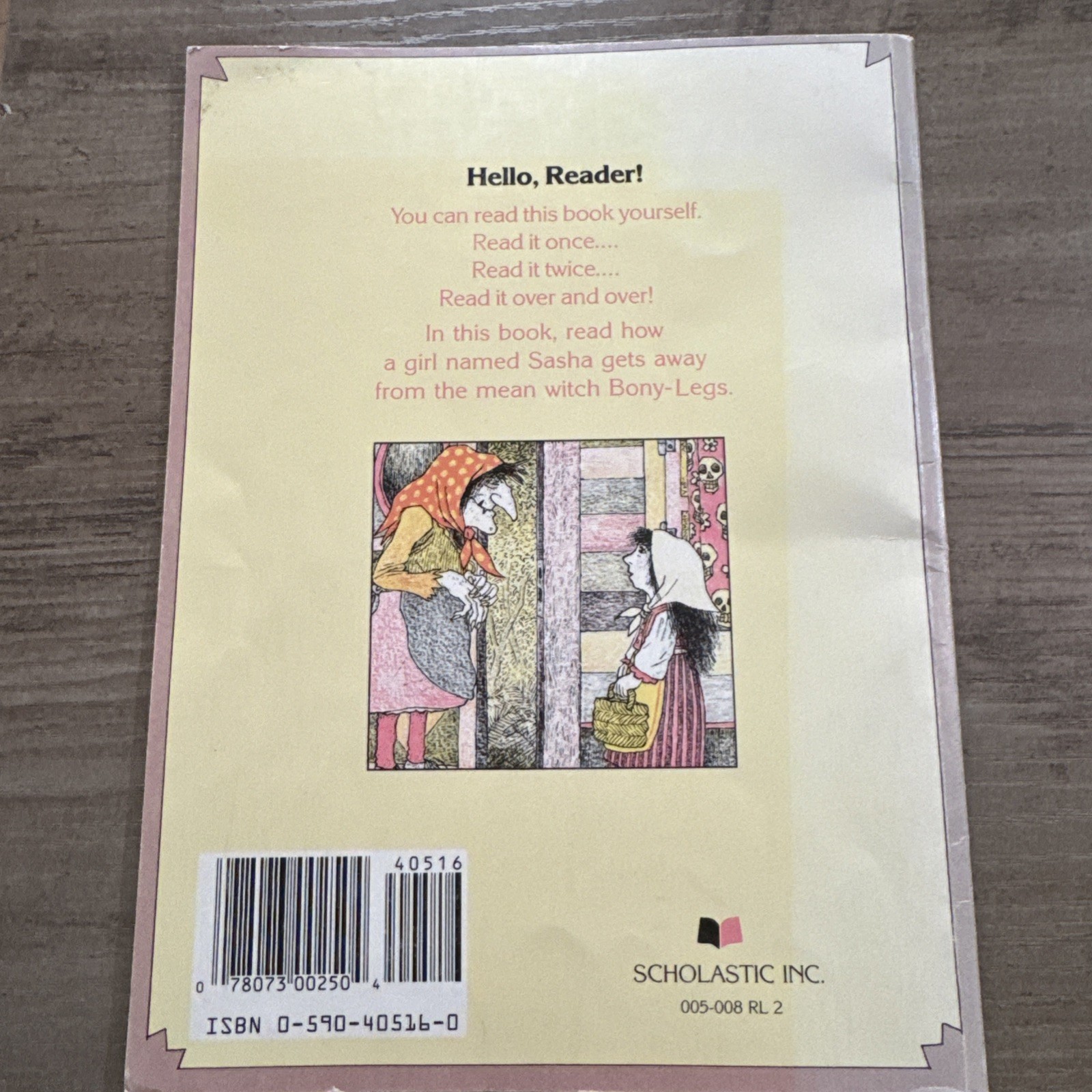 Scholastic Bony-Legs Joanna Cole Hello Reader! Paperback Illustrated Dirk Zimmer