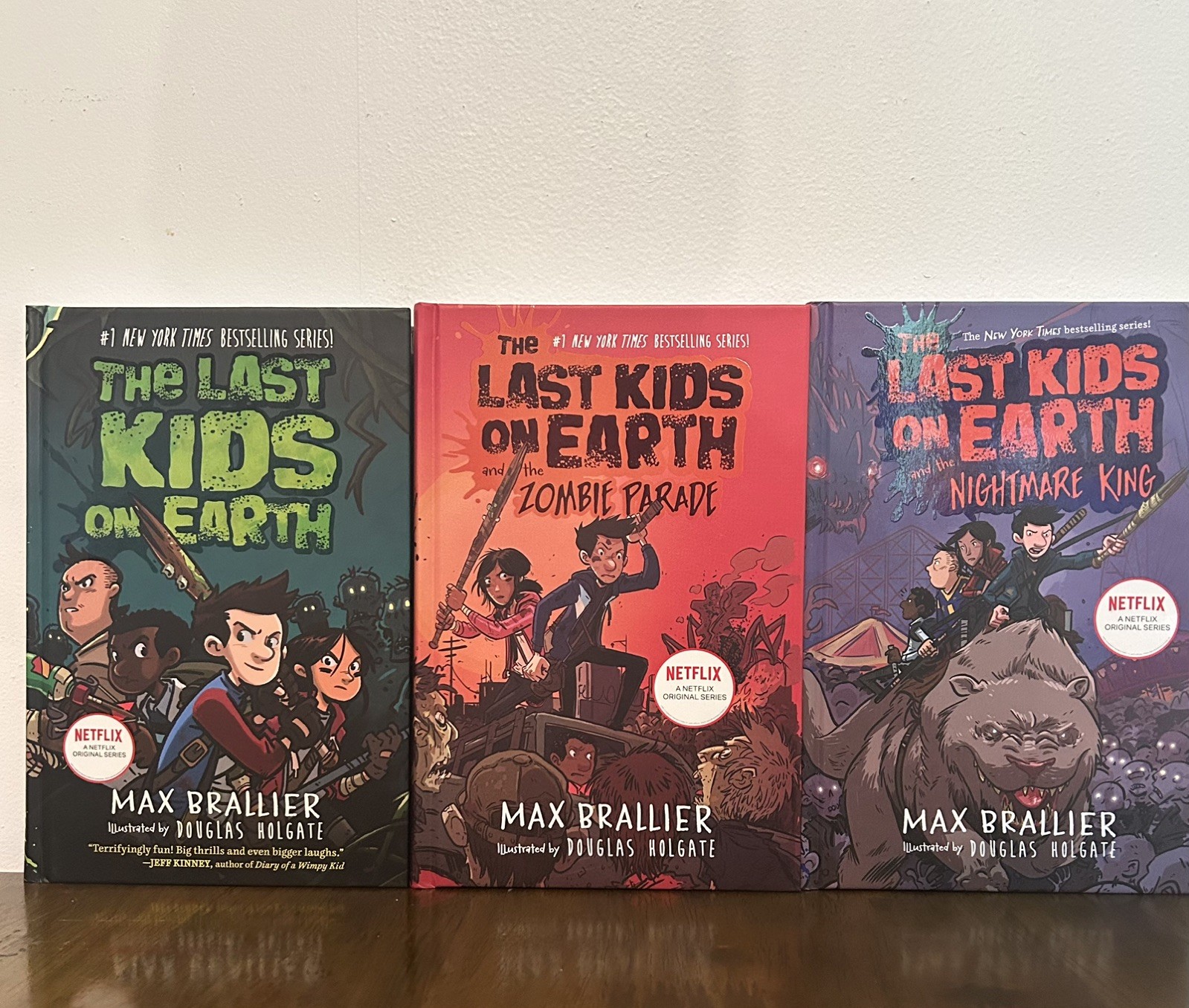 Last Kids on Earth (books 1-3) by Max Brallier (2018, Hardcover)