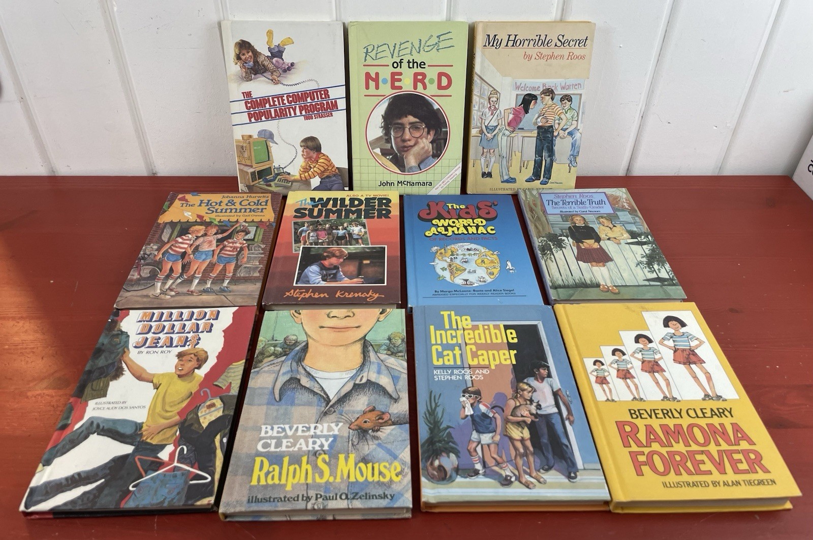 Lot of 11 VTG 1980s Weekly Reader Children&rsquo;s Book Club Hardcover Books