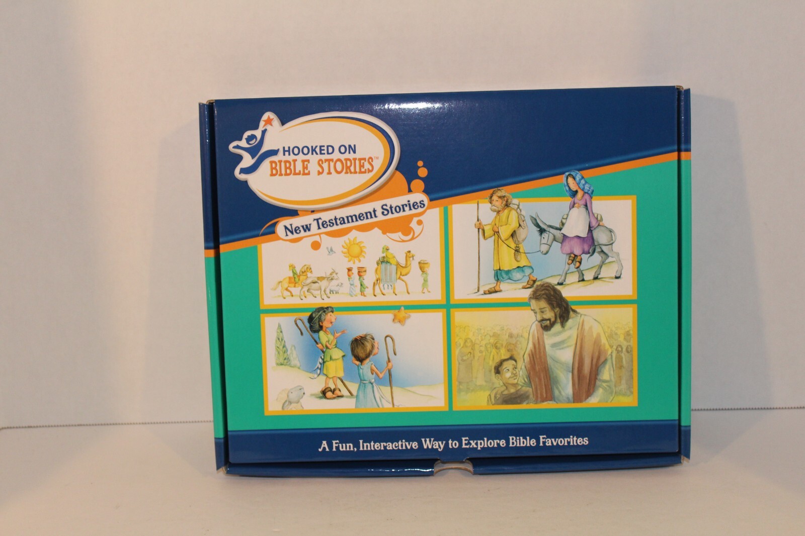 Hooked on Bible Stories NT Stories by LLC HOP (2006, Mixed Media) Open Box