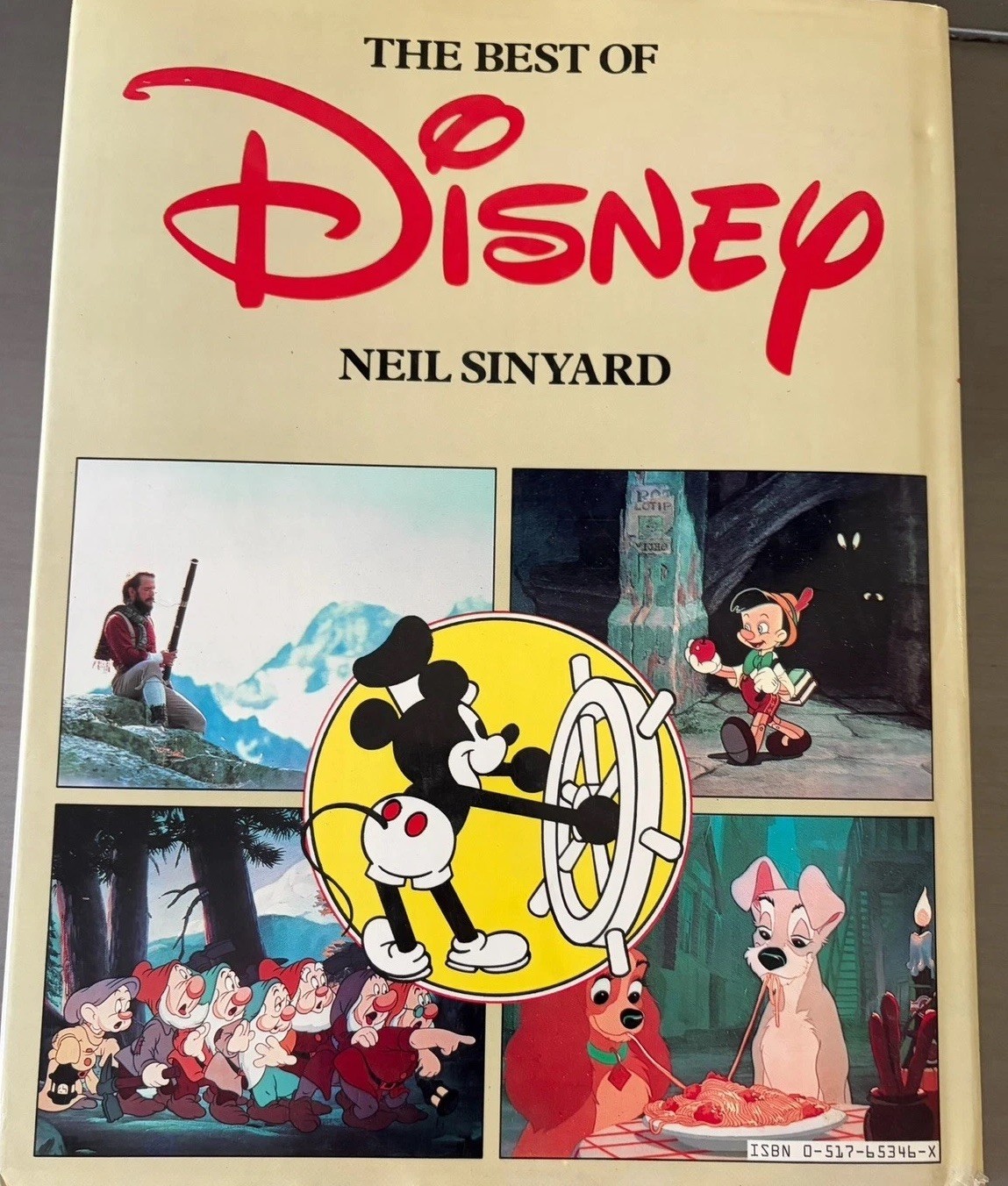 THE BEST OF DISNEY Vintage HARDCOVER BOOK BY NEIL SINYARD