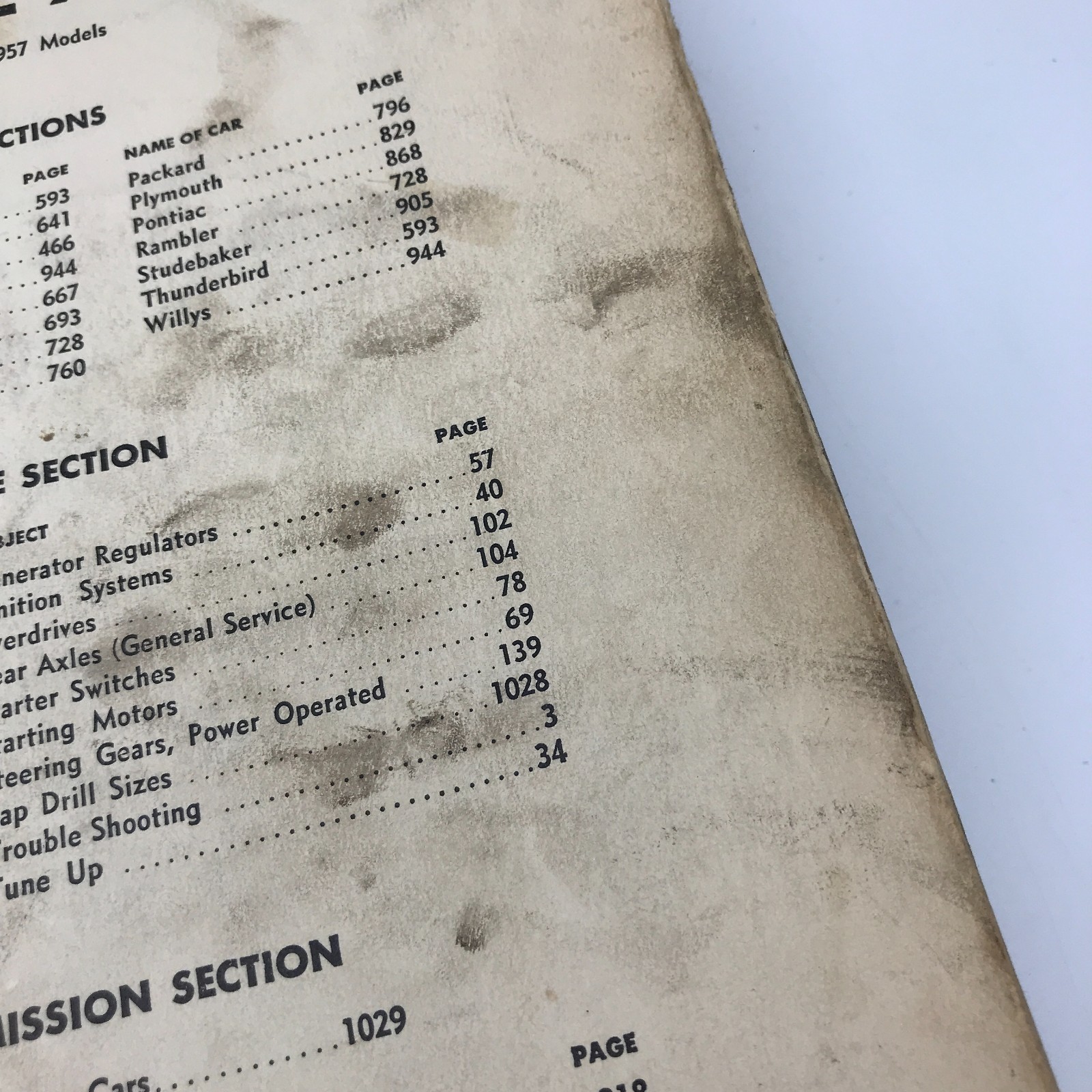 Motor&rsquo;s Auto Repair Manual 1957 20th Edition by Ralph Ritchen for All 1949-1957