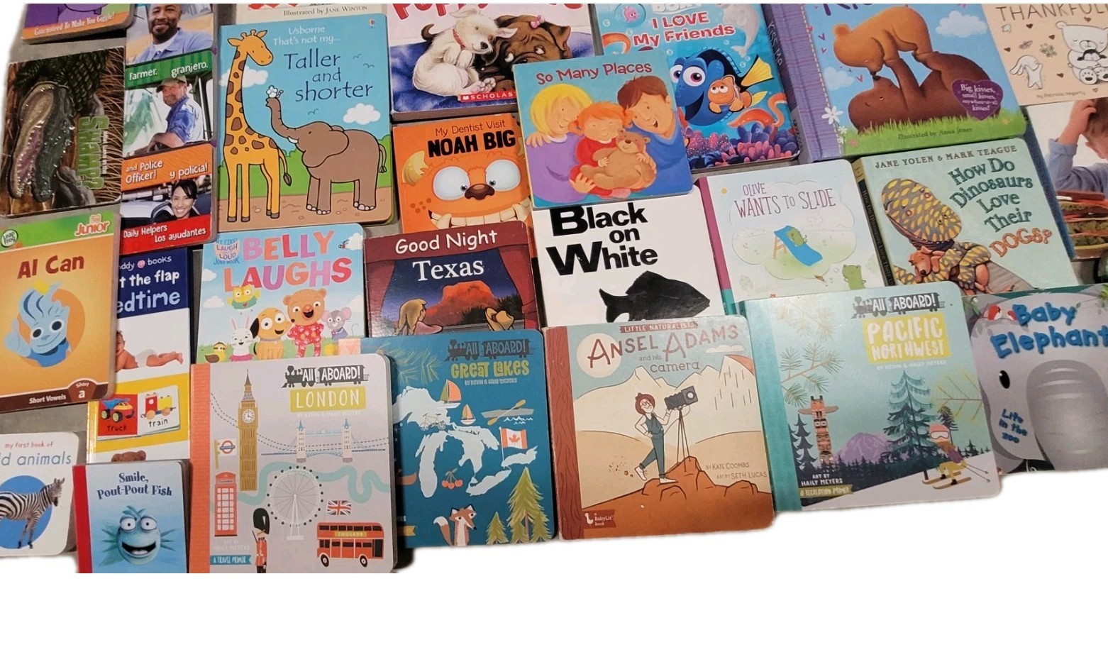 Huge Lot Of 80 Board Books for Children&rsquo;s/ Toddler Babies/Preschool/Daycare