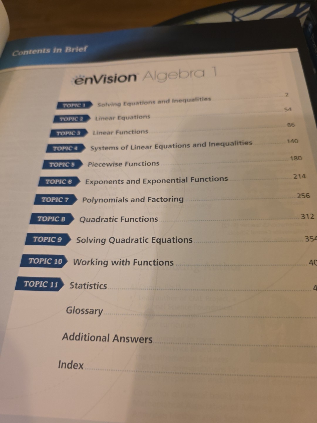 enVision Algebra 1 Teacher&rsquo;s Ed. Volume 1 & 2 2018
