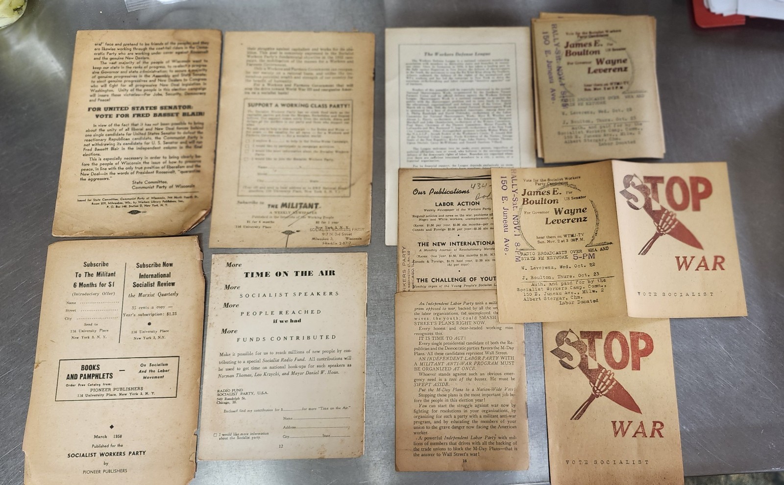 Vtg Radical Pamphlets Lot Black Liberation Socialism Apartheid Cuba Mao Marx