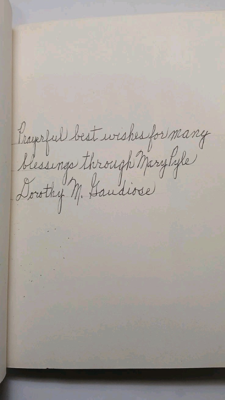 MARY&rsquo;S HOUSE Dorothy M. Gaudiose SIGNED – MARY PYLE Spiritual Guidance PADRE PIO