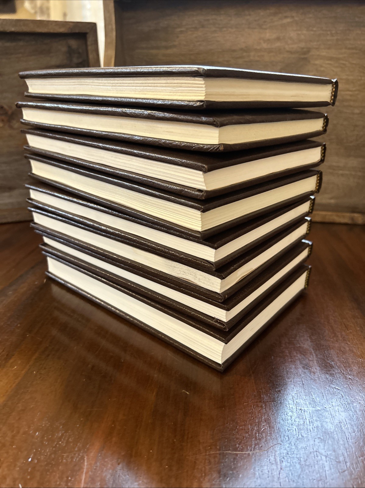 Louis L&rsquo;Amour Leatherette Hardcover Lot of 8 Kilkenny Gun Fighter/Lawman Stories