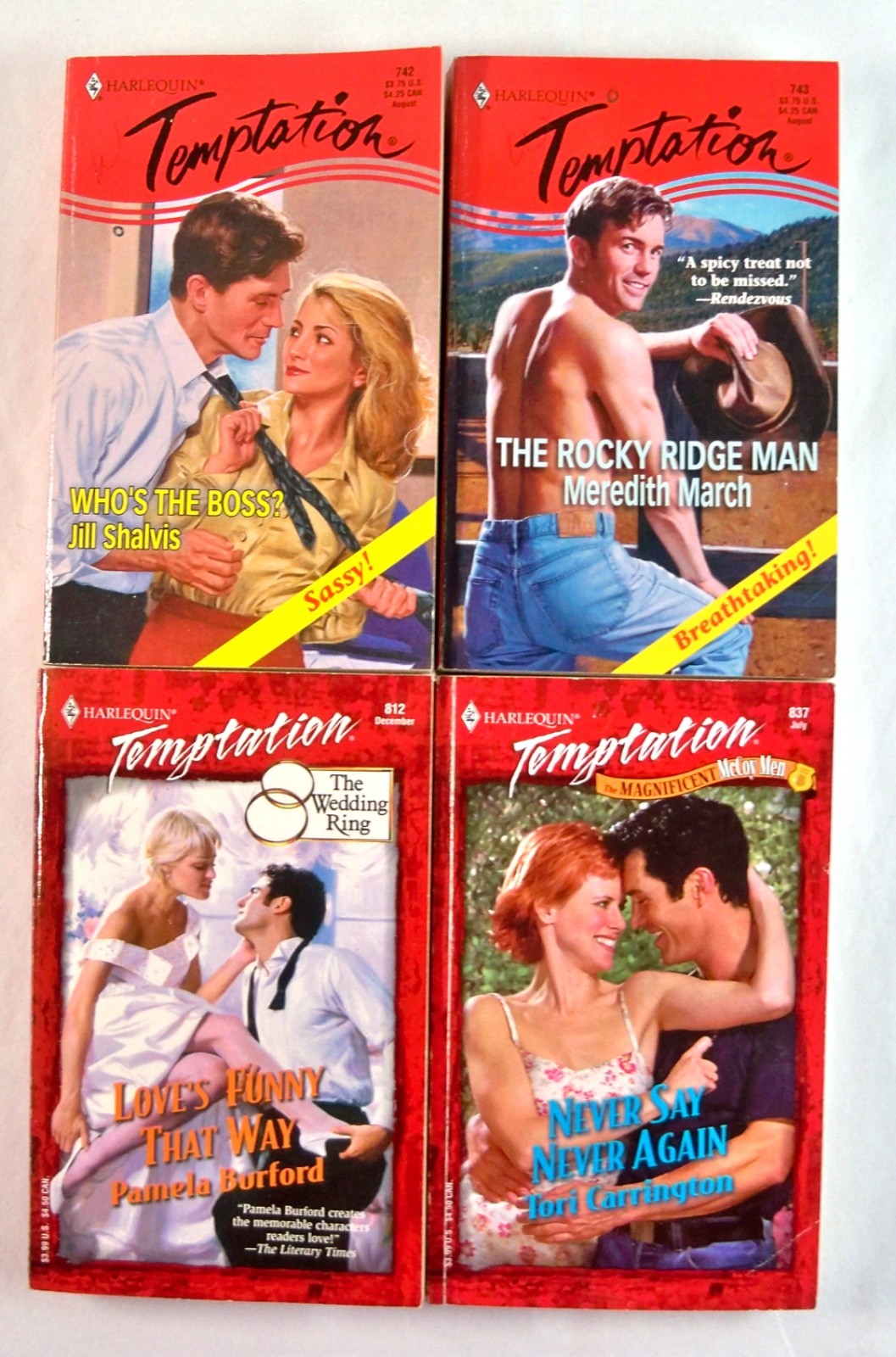 Lot of 48 Vintage Harlequin/Silhouette &lsquo;Desire&rsquo; & &lsquo;Temptation&rsquo; Series Paperbacks