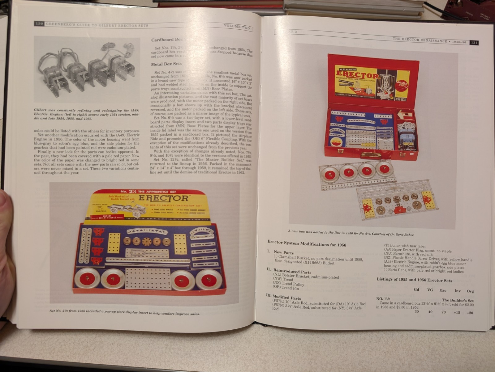 Greenberg&rsquo;s Guide to Gilbert Erector Sets, Vol. 2, 1933-1962- Hardcover ~New~