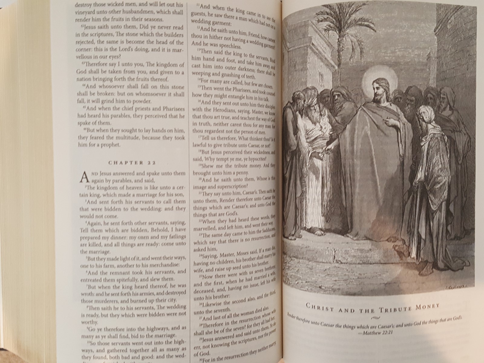 THE HOLY BIBLE King James Version KJV Deluxe Illustrated Gustave Dore NEW SEALED