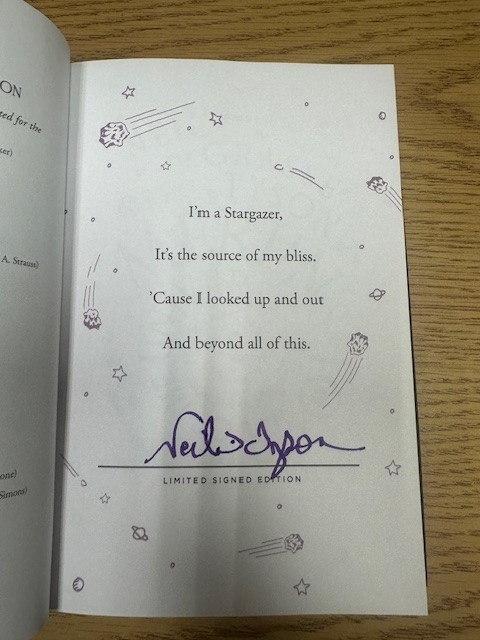 Merlin&rsquo;s Tour of the Universe SIGNED BY Neil DeGrasse Tyson HCDJ