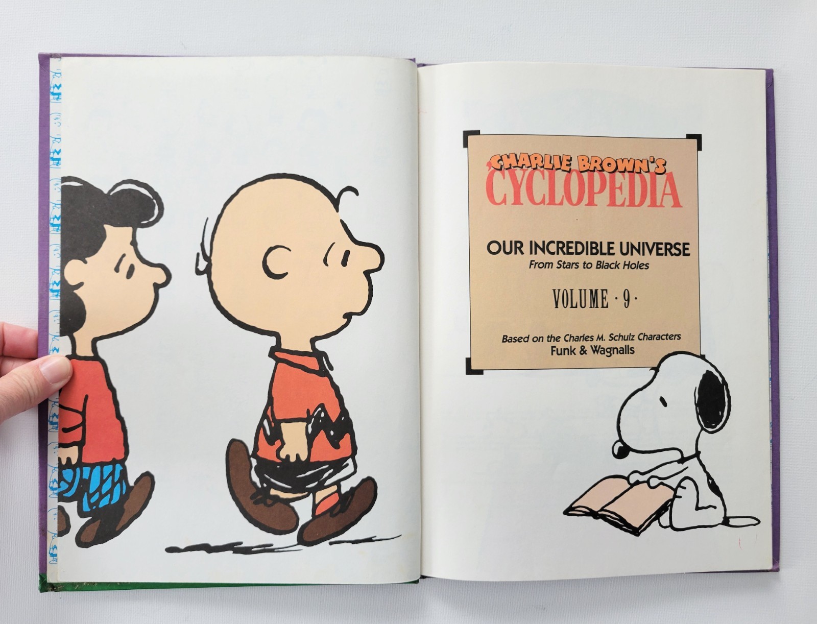 Vintage 1990 Charlie Brown&rsquo;s &lsquo;Cyclopedia HCs Lot of 5: Books 2 4 6 8 9