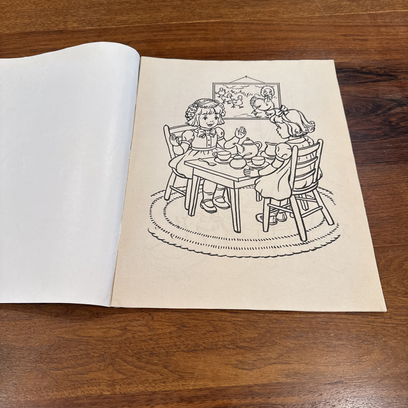Vintage Rock – A – Bye Coloring Book Reuben H. Lilja Co. 16 Pages RARE!!!!!