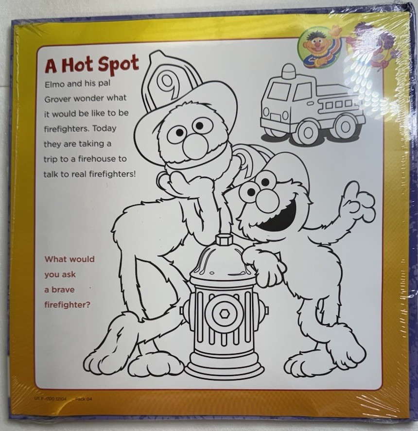 Sesame Street ELMO&rsquo;S LEARNING ADVENTURE My A & B Story Book Vol 4 Sealed NIP