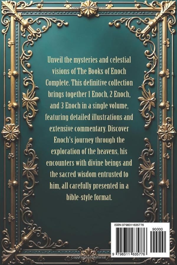 The Books of Enoch Complete LARGE PRINT (Illustrated): 1, 2 & 3 Enoch with Authe