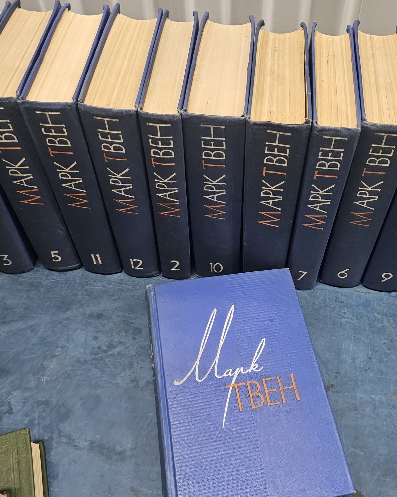 МАРК ТВЕН СОБРАНИЕ СОЧИНЕНИЙ В 12 томах 1959 RUSSIAN BOOKS Комплект Like New