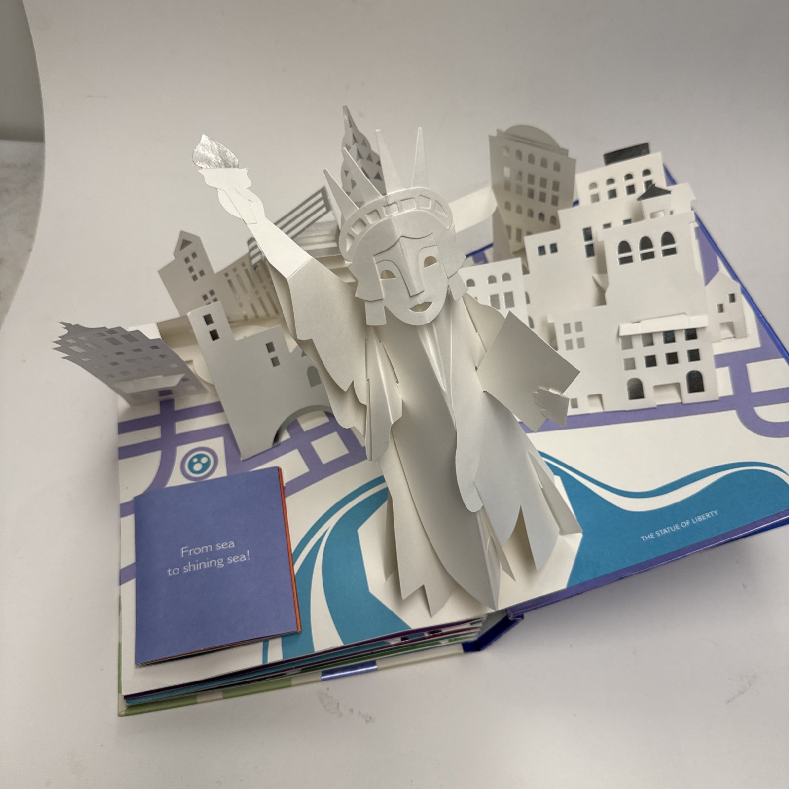 NEW VINTAGE America the Beautiful Pop-Up Book by Robert Sabuda 2004 Edition