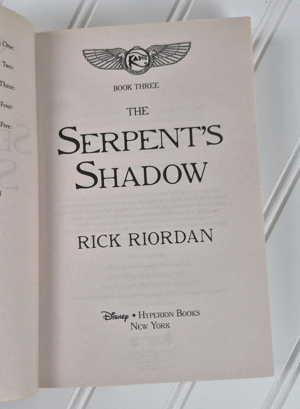 The Kane Chronicles Box Set Complete Series 1-3 Rick Riordan YA Paperback