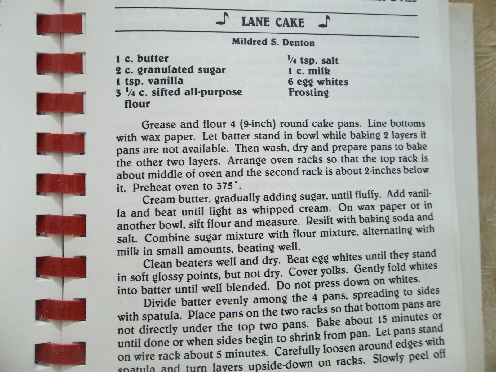 Cherished Recipes Volume II Cookbook Mt Vernon Alabama United Methodist Church