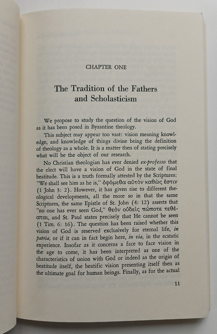 The Vision of God by Vladimir Lossky (St. Vladimir&rsquo;s Siminary, 1983) PB