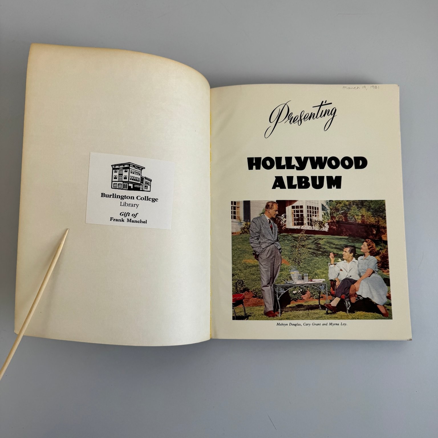 Hollywood in the 1940s Stars&rsquo; Own Stories Wilson 1980 Film History Ungar ARC