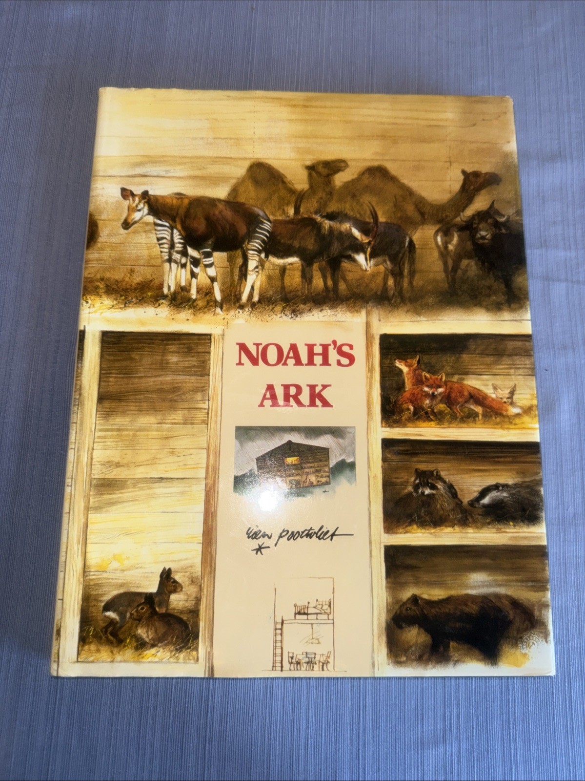 NOAH&rsquo;S ARK English Edition by Rien Poortvliet Good Oversized HC/DJ USED