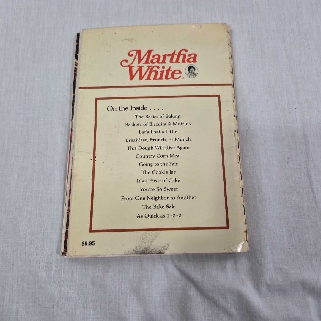 Martha White Southern Baking Book, Spiral Bound , Vintage 1983, 6&Prime; X 8.5&Prime;