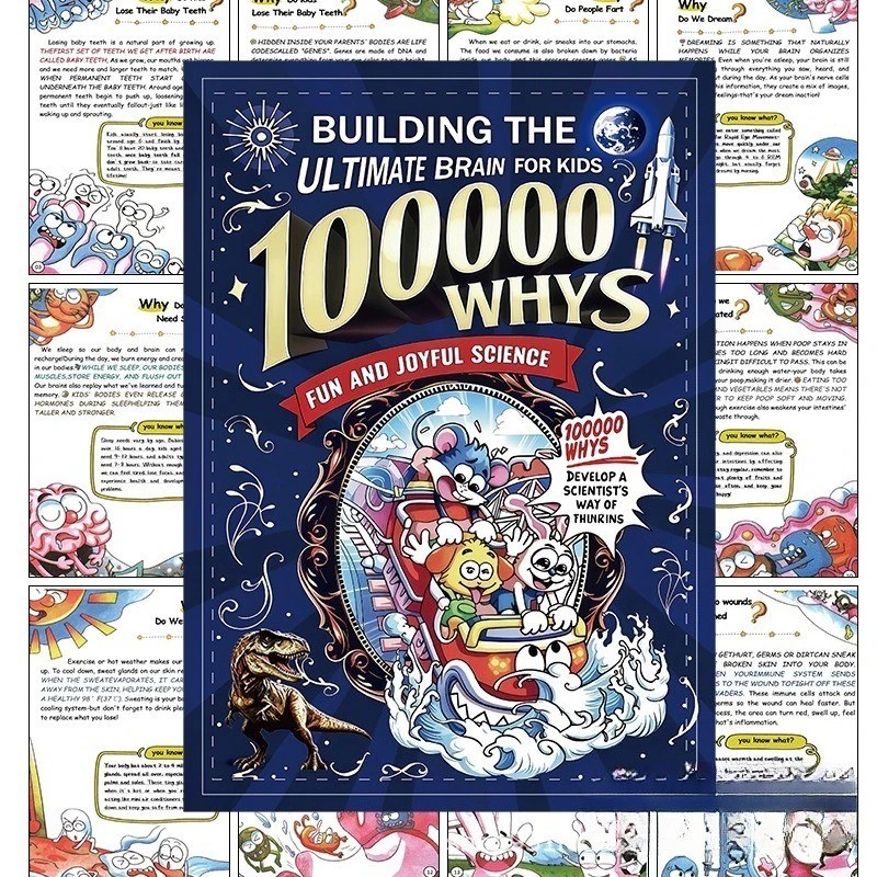 Children&rsquo;s Encyclopedia Why 100,000 Kids Book USA Fun Learning Science Ages 6-12