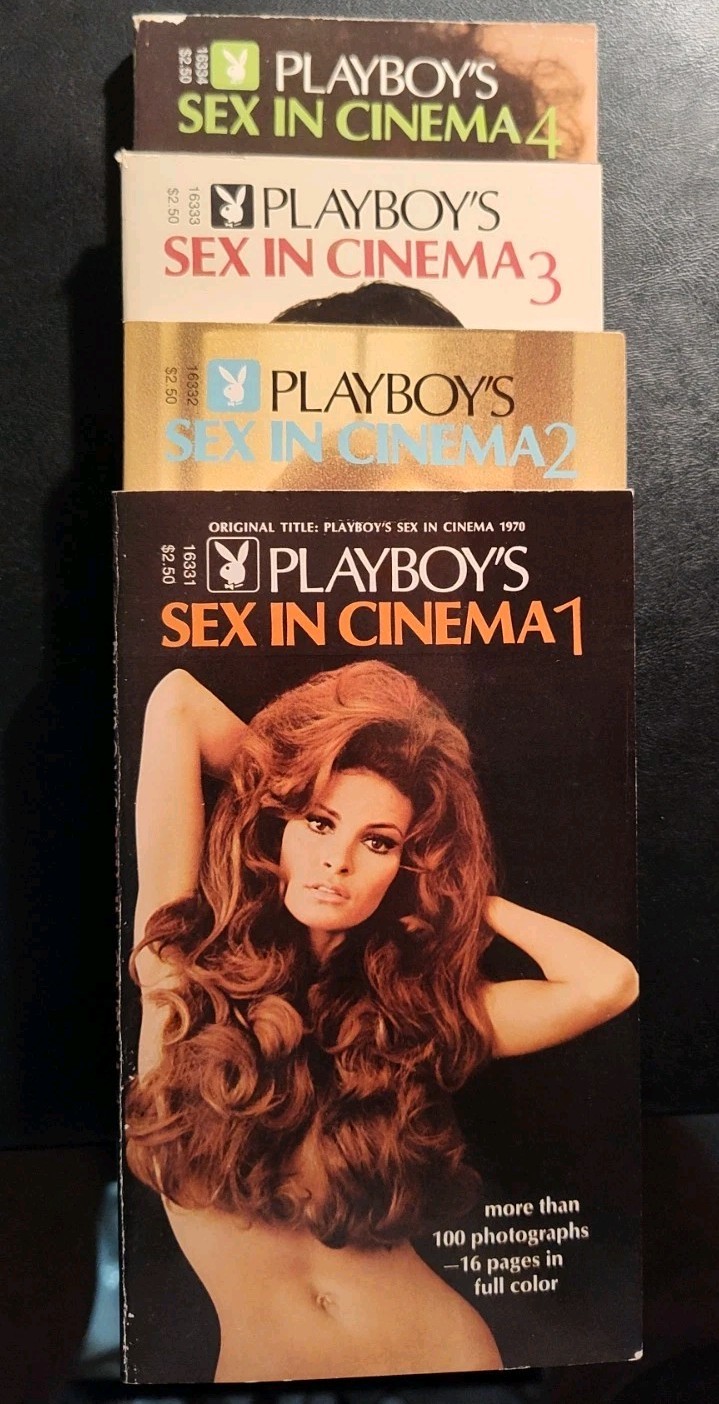 Vintage Box Set: Playboy&rsquo;s « Sex In Cinema » Paperbacks Vol 1-4 (1971-1974) .
