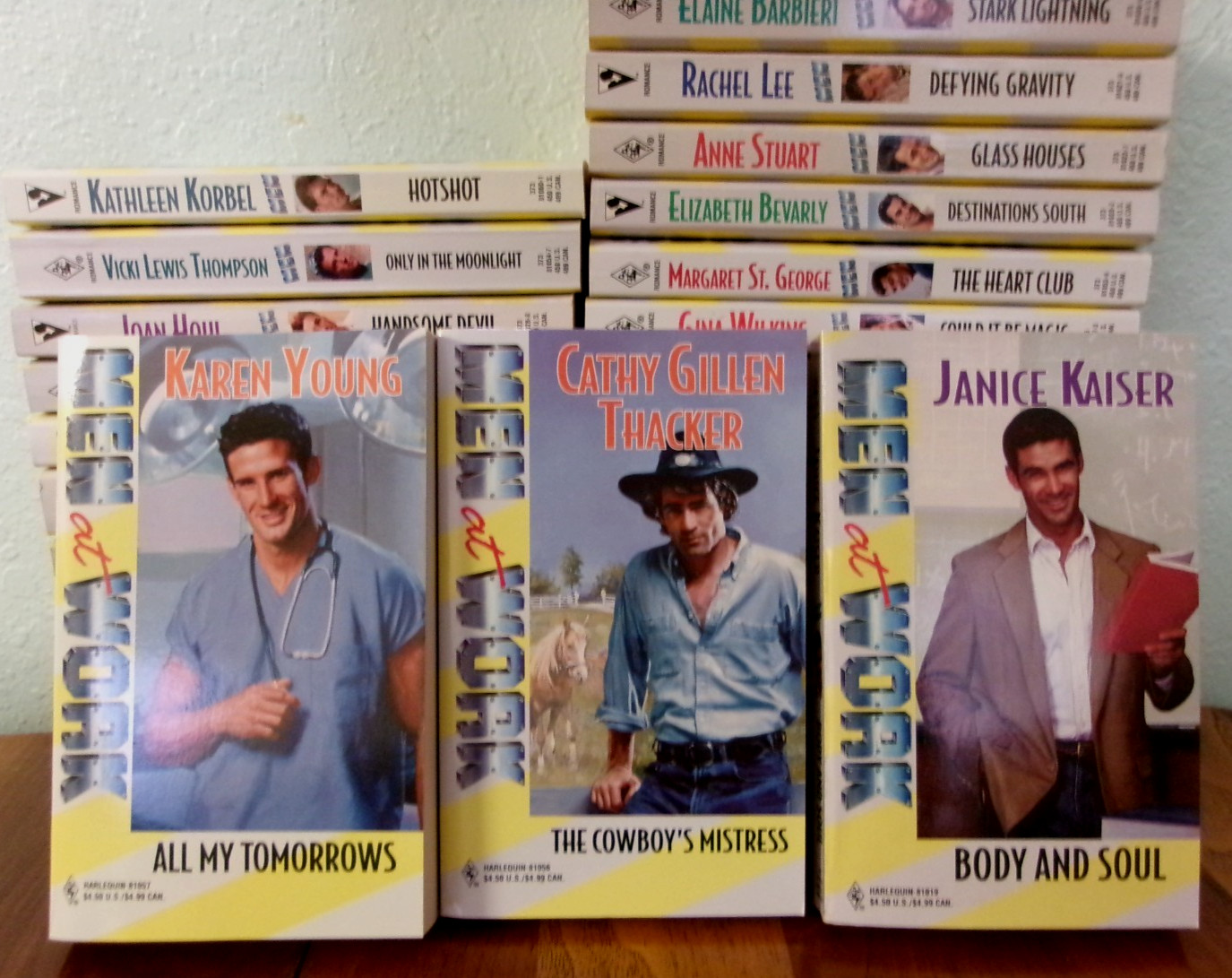 31 Harlequin &lsquo;Men At Work&rsquo; Series Romance Novels Paperback Books 80&rsquo;s/90s