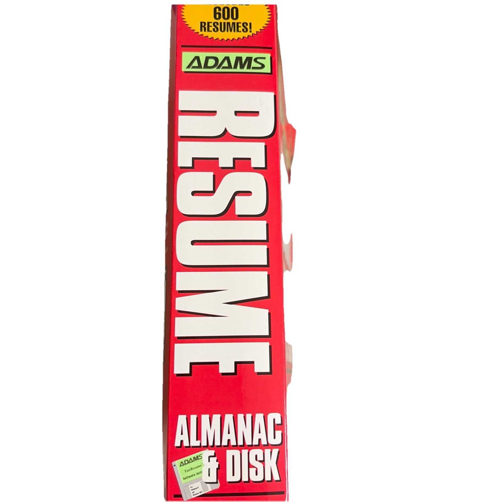 Adams Resume Almanac and Disk by Adams Media Corporation Staff (Copyright 1996)