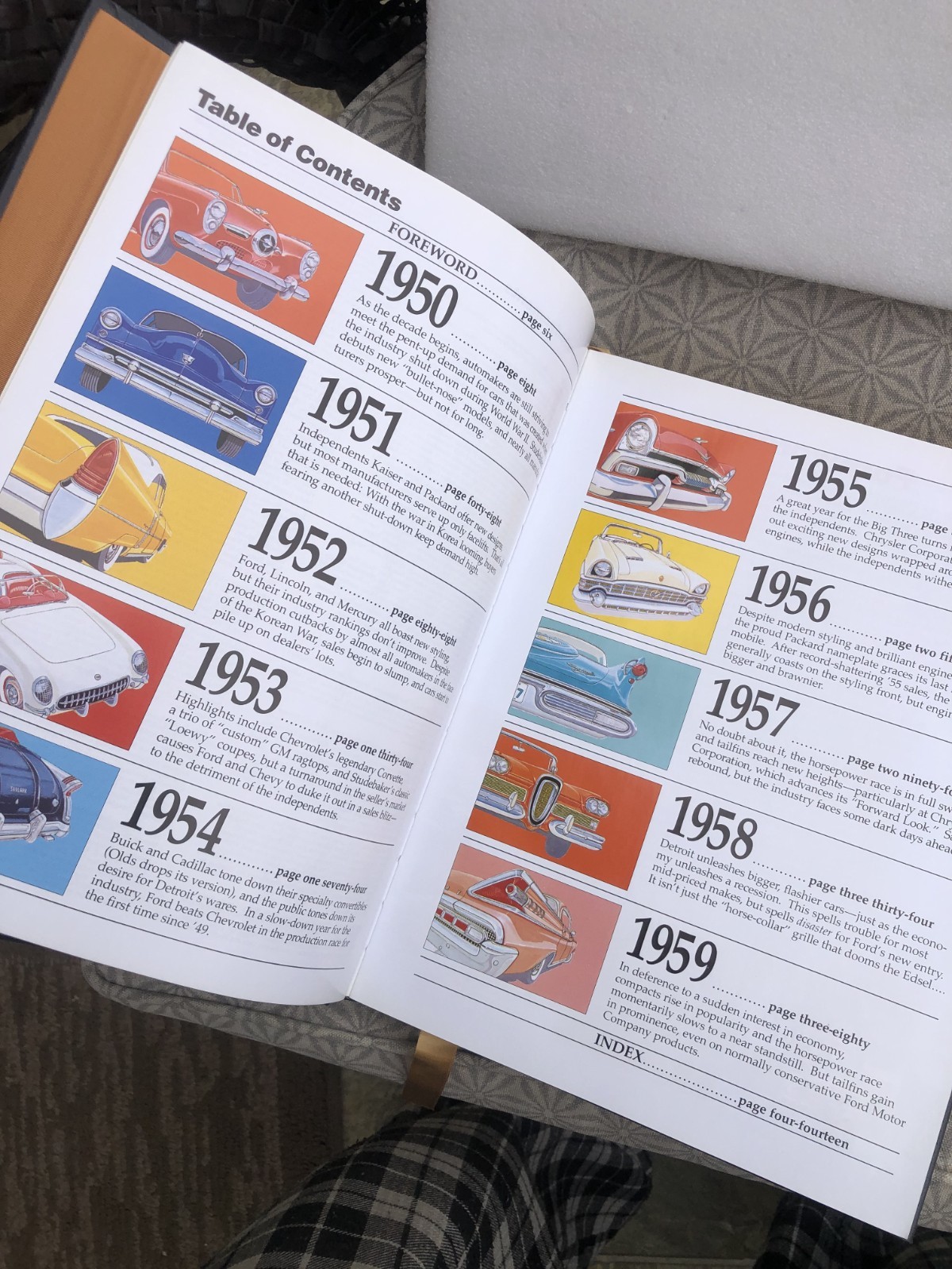 CARS of the FABULOUS &rsquo;50s~2002 BOOK FULL OF HIGH QUALITY ILLUSTRATIONS~416 PG