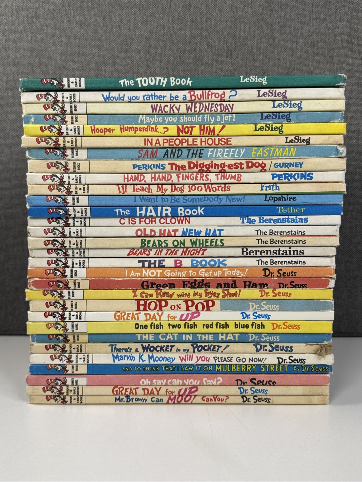 Vintage Lot Of 30. Dr. Seuss & Others Beginner Bright and Early Books