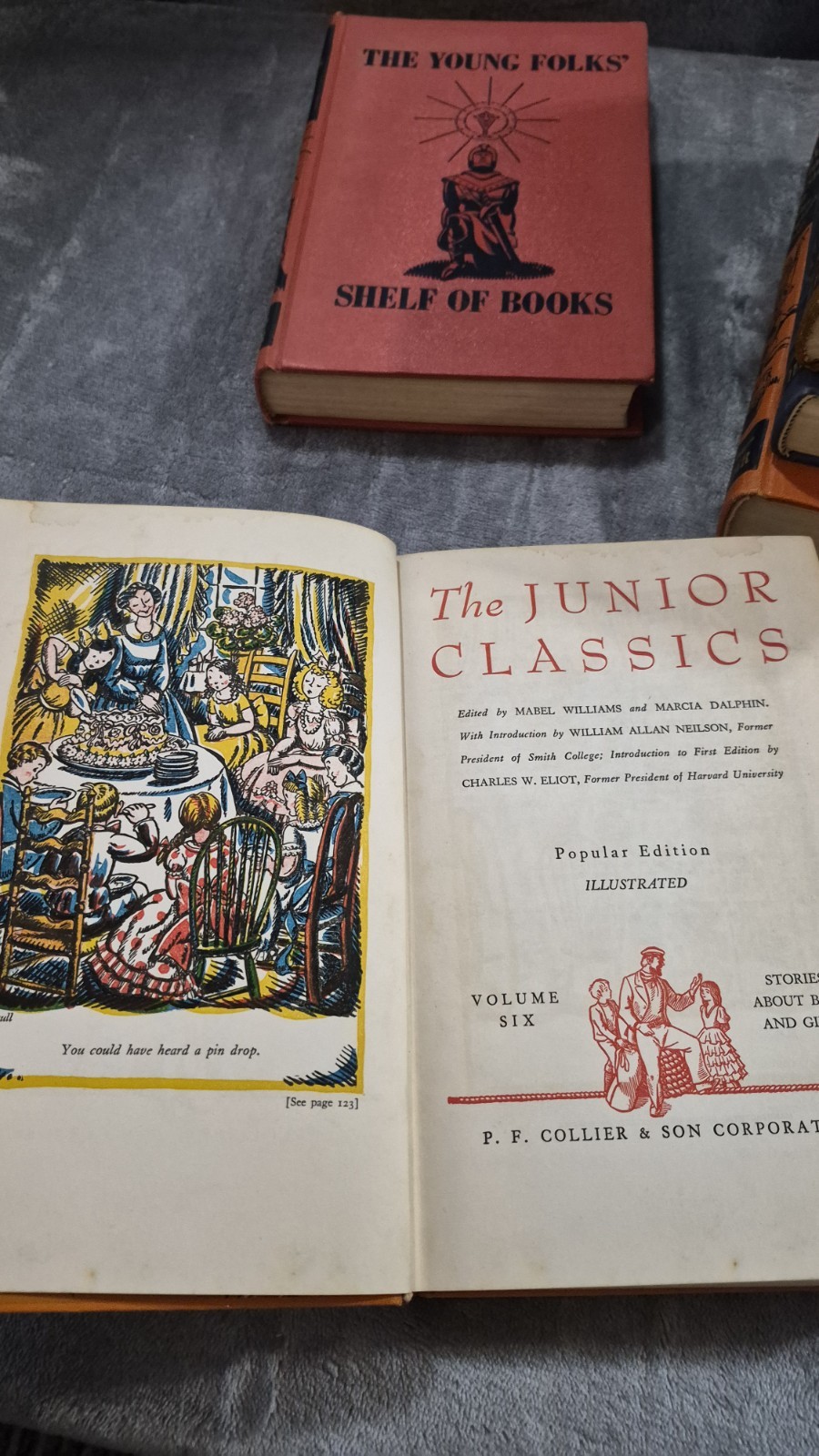 Collier&rsquo;s The Junior Classics: The Young Folks Shelf of Books Set 6 Hardback OBO