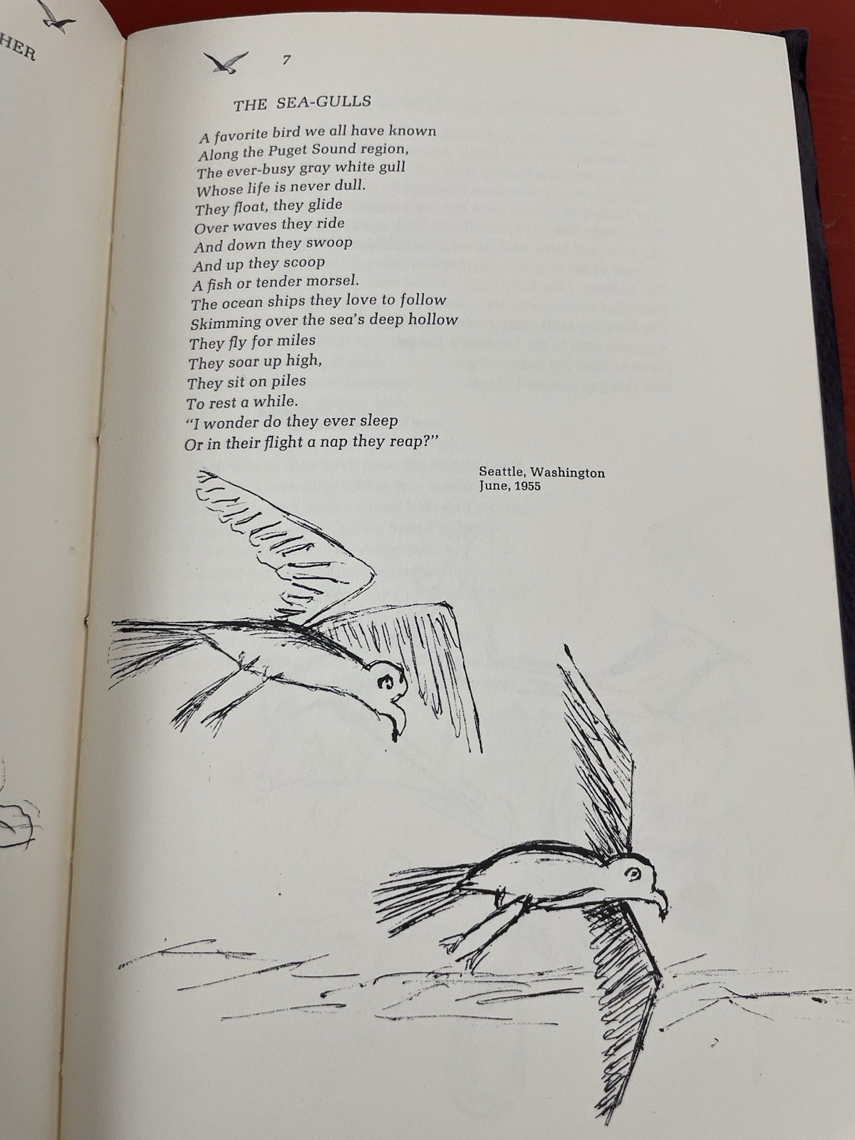 Past & Present, Here & There by Otillie G. Boetzkes PB VTG Poetry Nature 1966