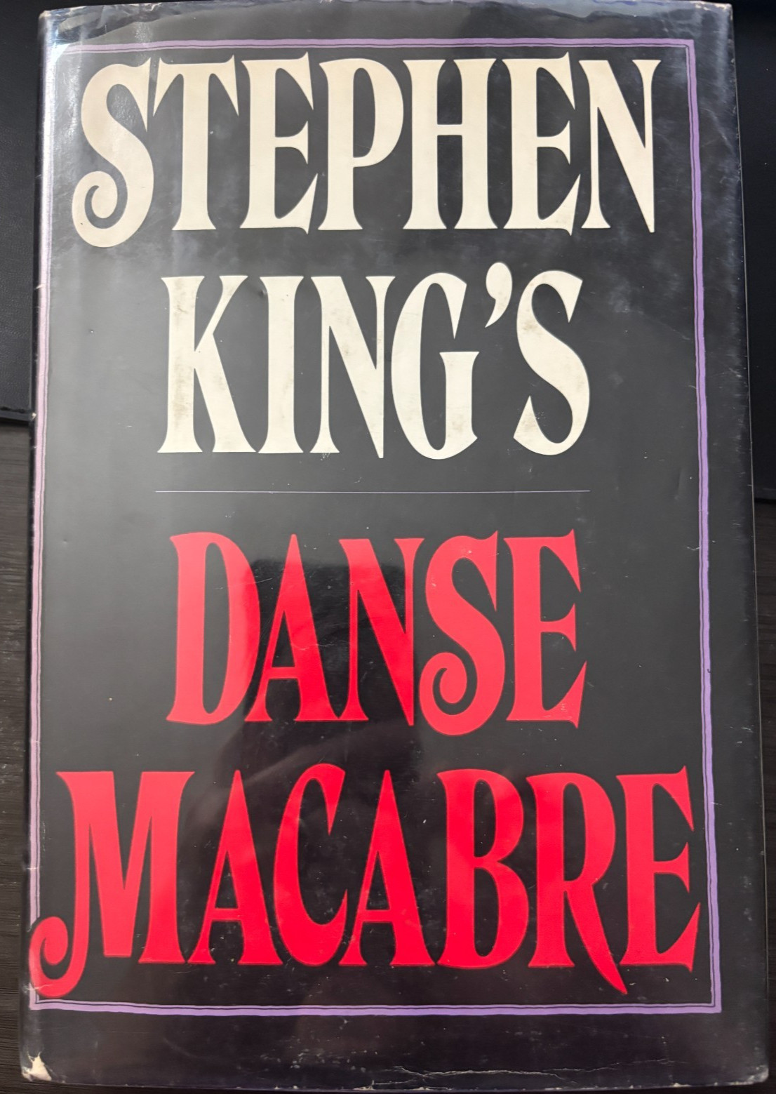 Stephen King&rsquo;s Danse Macabre Hardcover Book Club Edition 1981