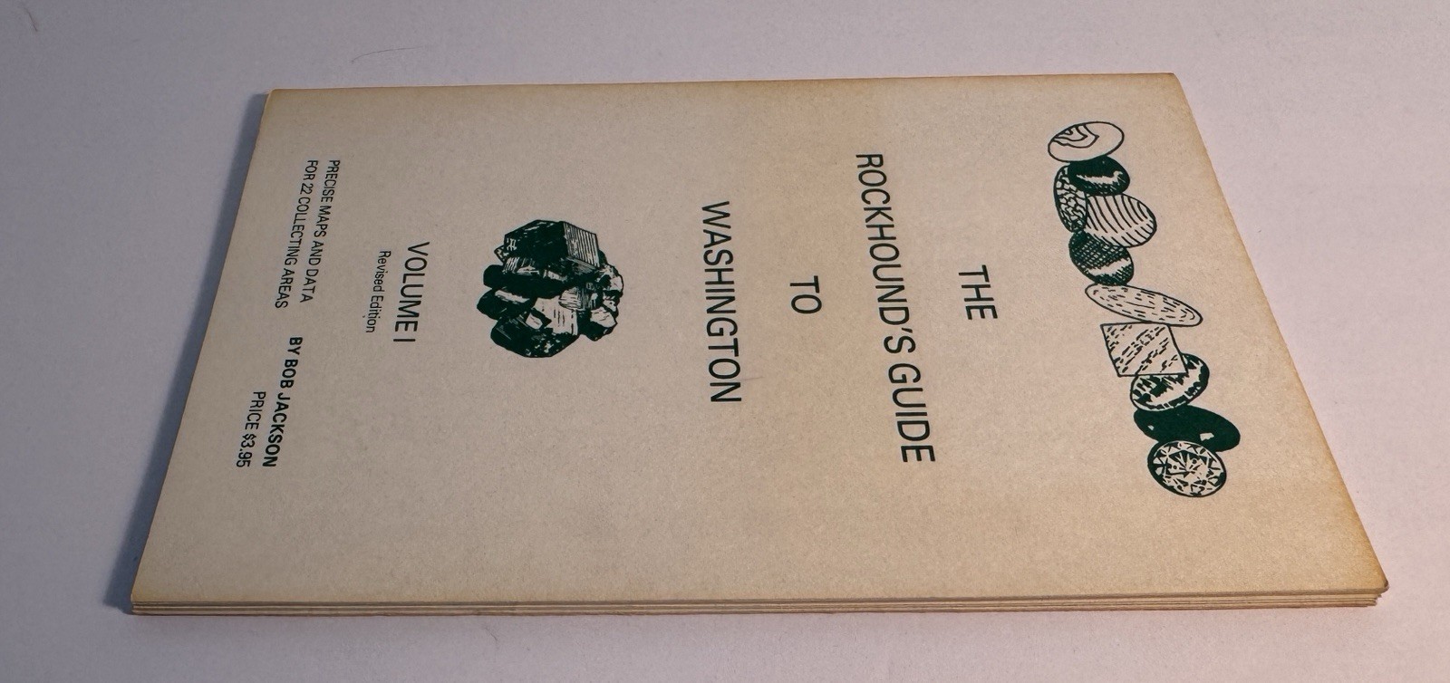 Rockhound&rsquo;s Guide to Washington Vol 1 Bob Jackson PB Like New Unread 1978