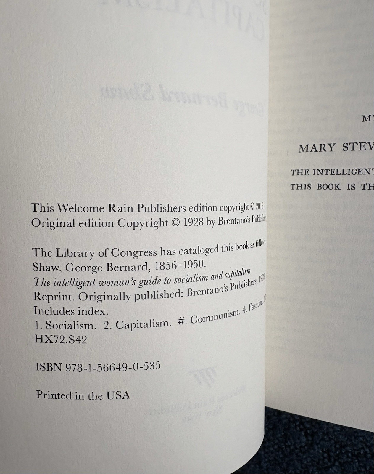 George Bernard Shaw The Intelligent Woman&rsquo;s Guide to Socialism & Capitalism tpb