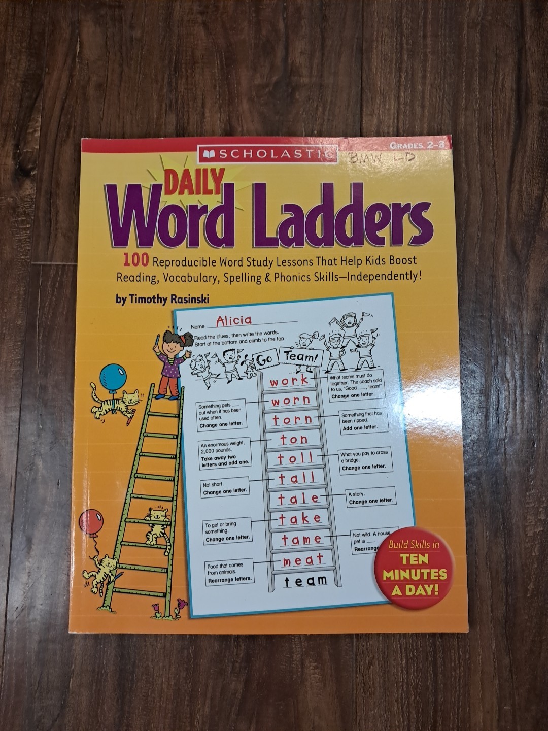 Daily Word Ladders: Grades 2-3 by Timothy V. Rasinski (2005, Trade Paperback)