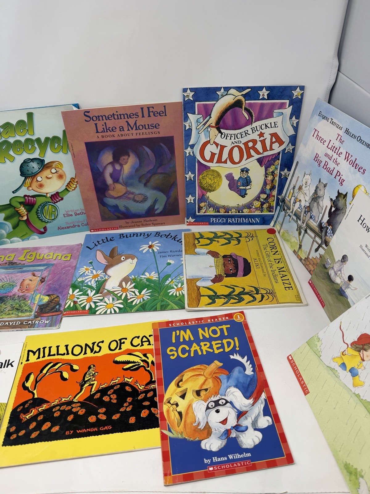 Children&rsquo;s Scholastic Picture Books Kids Paperback Storybook Storytime Lot of 12