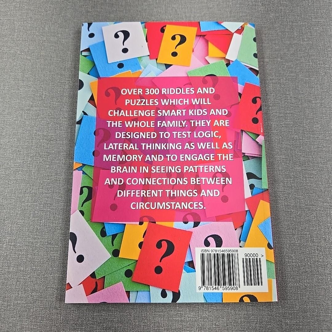 Difficult Riddles for Smart Kids by M Prefontaine ~ 2019 Trade Paperback