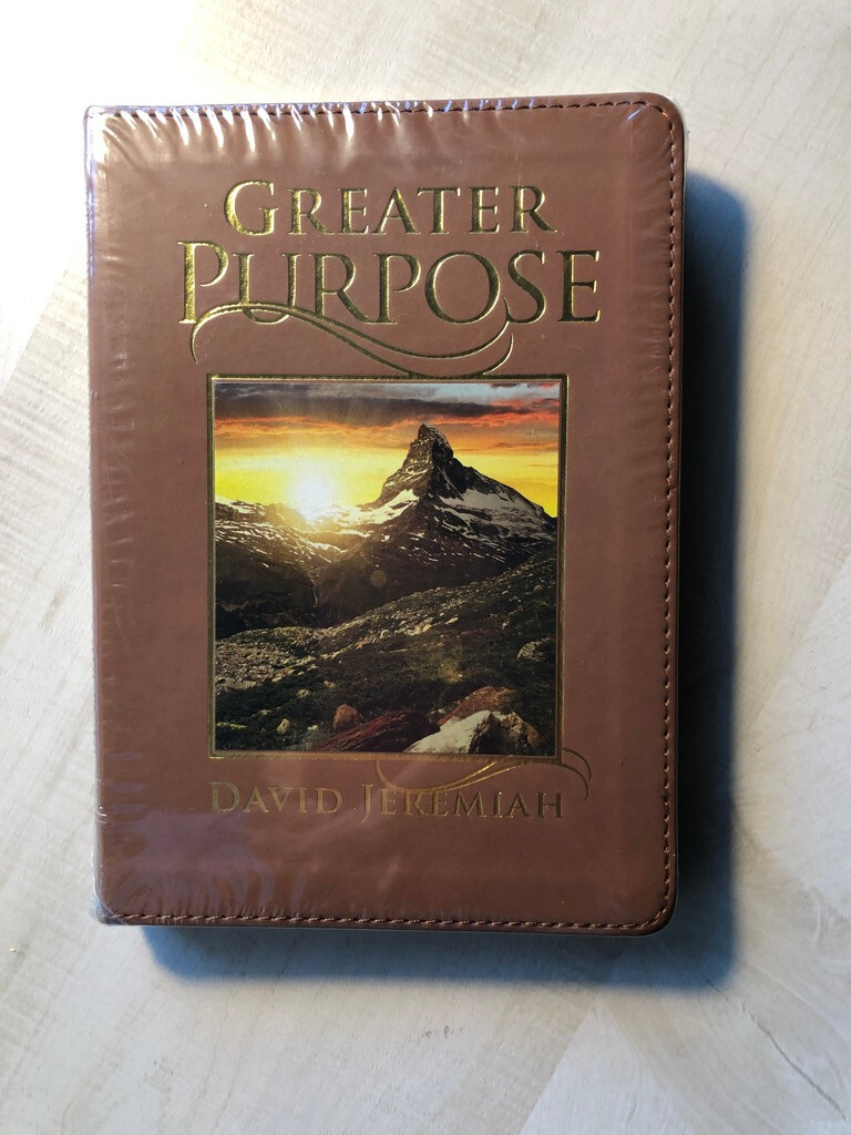 New in Shrinkwrap; « Greater Purpose » Daily Devotional by David Jeremiah