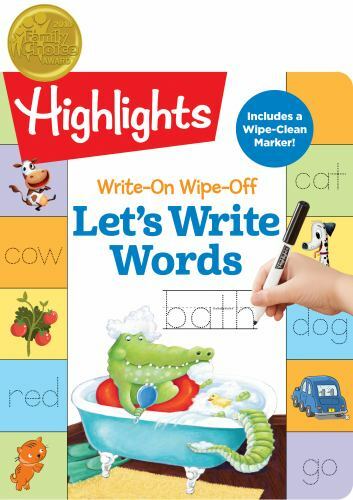 NEW Highlights Let&rsquo;s Write Words Write-On & Off Learn Activity Book 5-8 YRS