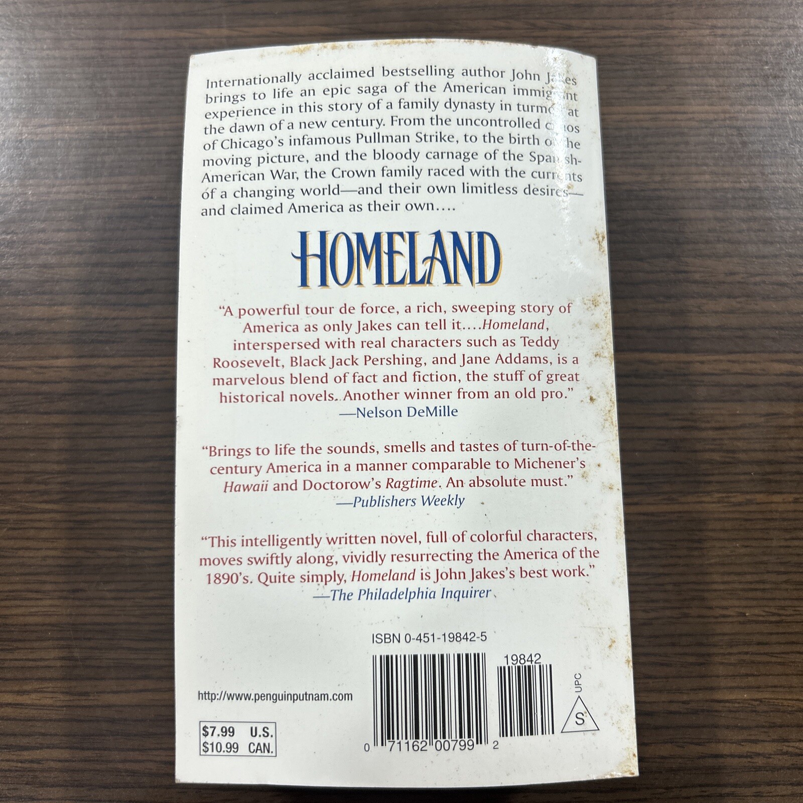 Homeland (Historical Romance, Signet) – Mass Market Paperback – GOOD